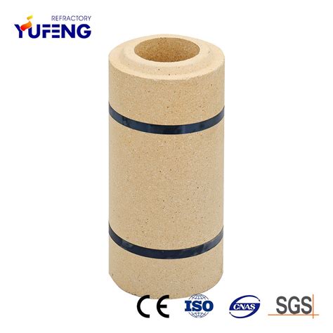 Fire Resistant High Alumina Refractory Round Square Tube Brick For