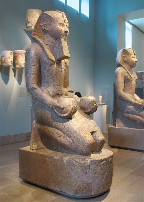 Kneeling Statue Of Hatshepsut In The Nemes Headdress Dynasty 18