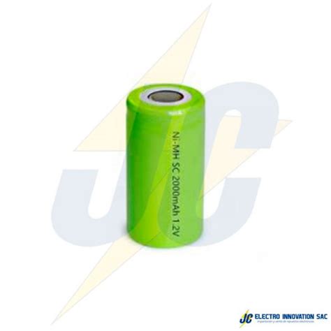 Batería recargable tipo SC ni mh 1 2v 2000mah Pkcell JC Electrinno