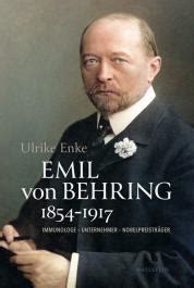 Ulrike Enke Emil Von Behring 1854 1917 Buch