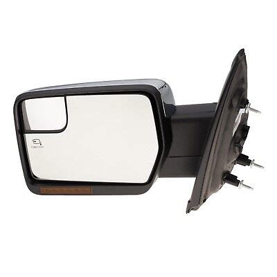 Ford F Lh Drivers Side Chrome Power Fold Mirror Oem New