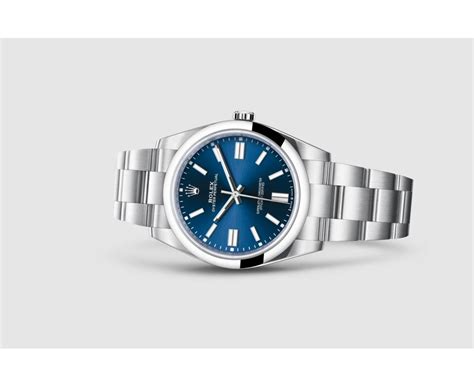 Buy Rolex Oyster Perpetual 41mm Blue Dial with Bitcoin | Pay With Crypto Emporium