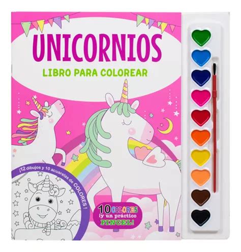 Unicornios Libro Para Colorear Silver Dolphin Meses Sin Inter S