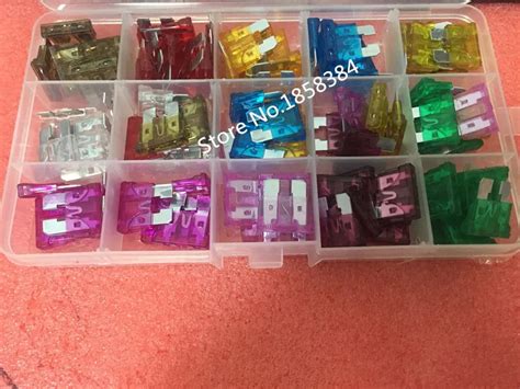 New Standard 100pcs Lots Auto Automotive Car Boat Truck Blade Fuse Box Assortment 2a 3a 5a 7 5a