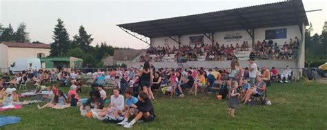 311 spectateurs au cinéma en plein air Boën sur Lignon 42130