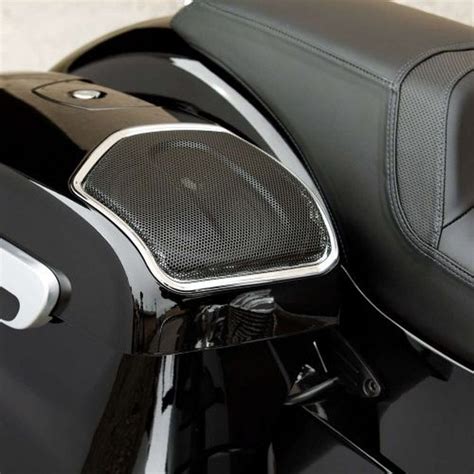 Indian Motorcycle Powerband Audio Saddlebag Speaker Lids Pair Moore