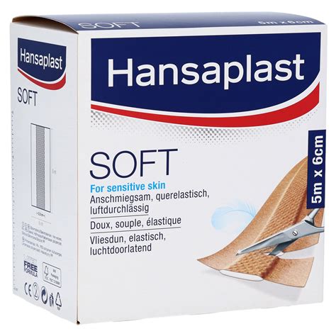 Hansaplast Soft Pflaster 6 Cmx5 M Rolle 1 Stück Medpex