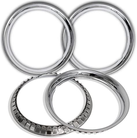 15 Stainless Steel 2 38 Deep Step Lip Rally Wheel Trim