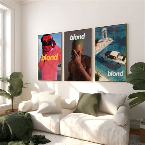 Frank Ocean Poster Blond Poster Set Of Album Poster Novacane