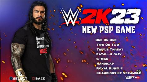 NEW WWE 2K23 PSP GAME IS SO GOOD YouTube