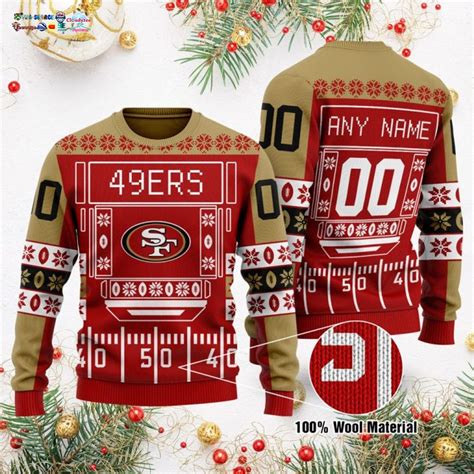 HOT Personalized San Francisco 49ers Ugly Christmas Sweater