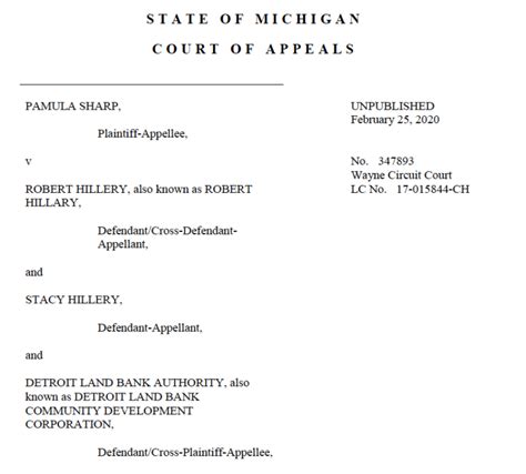 Attorney Patterson Wins Case Against The Detroit Land Bank Patterson