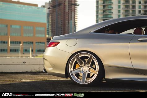 Matte Grey Mercedes Benz S Amg Coupe With Adv Wheels Gtspirit