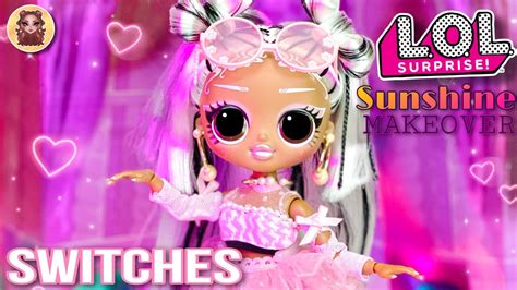 LOL Surprise OMG Sunshine Makeover Switches Doll Review And Unboxing