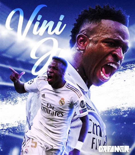 Vini Jr. Real Madrid - Sports Design Poster by DreamerDesignOficial on ...