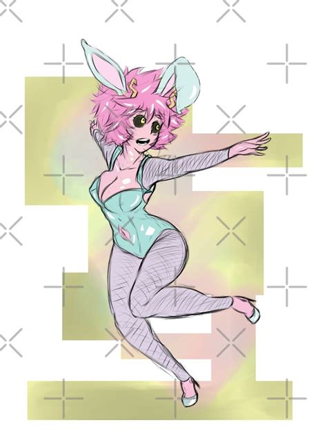 My Hero Academia Mha Boku No Hero Bnha Ashido Mina Bunny