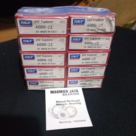 Jual Bearing 6000 2z 6000 Zz Skf Italy Shopee Indonesia