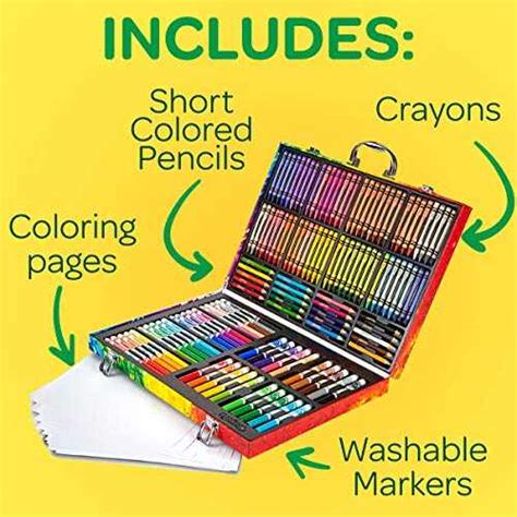 Crayola Inspiration Art Case (140 Pieces) with Crayons, Art Tools ...