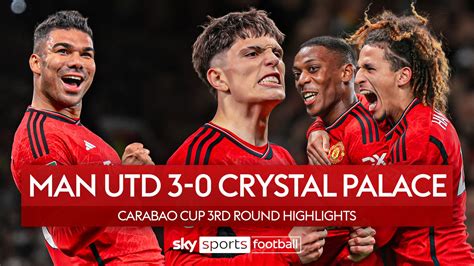 Man Utd 3 0 Crystal Palace Casemiro Shines As Carabao Cup Holders