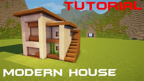 Minecraft Tutorial Cara Membuat Rumah Kecil Modern Youtube