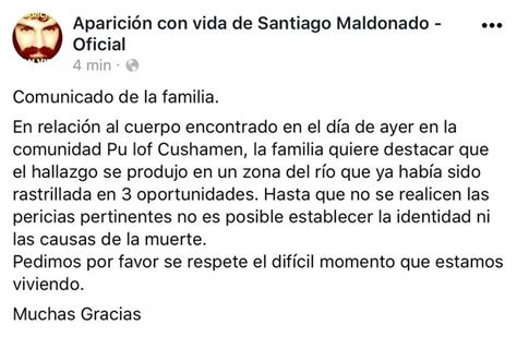 La Familia Maldonado Confirm Que A N No Es Posible Identificar El