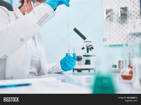 Woman Lab Technician Image And Photo Free Trial Bigstock