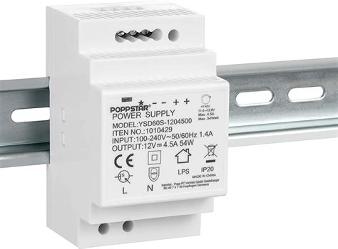 Poppstar V Din Rail Power Supply Instructions