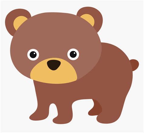 Bear Vector Png - Brown Bear Vector Png, Transparent Png - kindpng