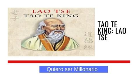 Tao Te King Lao Tse Quiero Ser Millonario