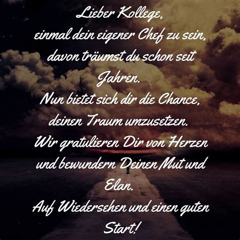 Spruch Zu Abschied Von Kollegen