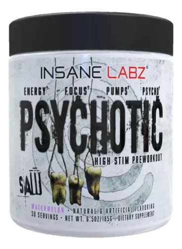 Pre Entreno Psychotic Saw Series Insane Labz 30 Serv Watermelon Envío