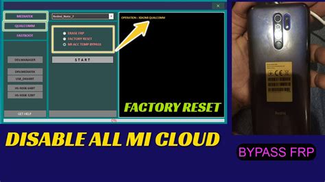 Xiaomi Mi Cloud MI Unlock Tool Bypass Micloud MTK Qualcomm YouTube