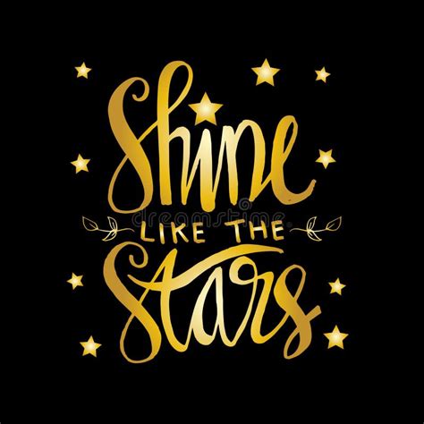 Shine Like The Stars Stock Vector Illustration Of Light 113374197