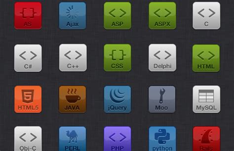 Code and Programming Icons — Medialoot