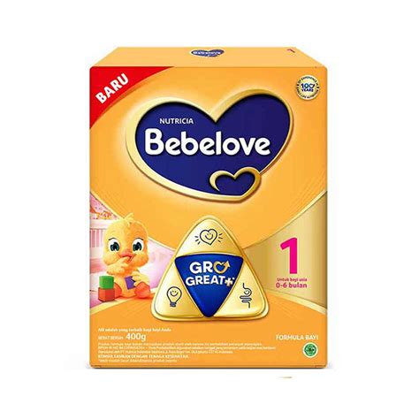 Jual SUSU FORMULA BEBELOVE 1 BAYI BUBUK 0 6 BULAN 400 GRAM Shopee