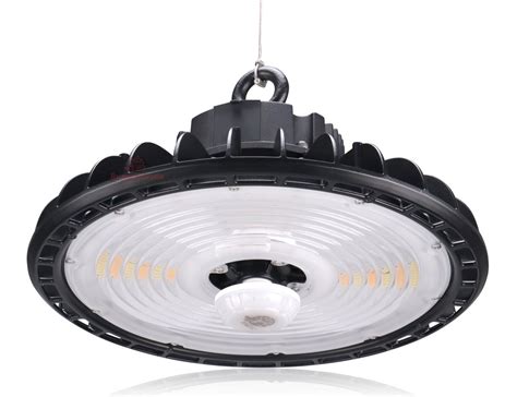 277 480V 240W Corvus II Series LED High Bay UFO With Motion Sensor