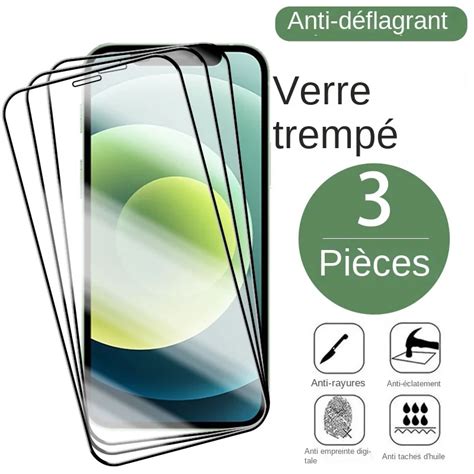 Pcs En Verre Tremp Pour Iphone Plus S S Se