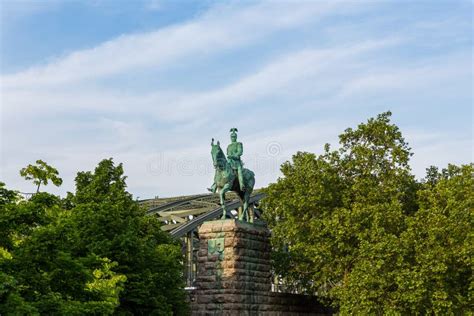 Kaiser Wilhelm Ii Cologne Equestrian Statue Stock Image Image Of