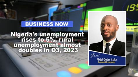 BUSINESS NOW Nigeria S Unemployment Rises To 5 Rural Unemployment