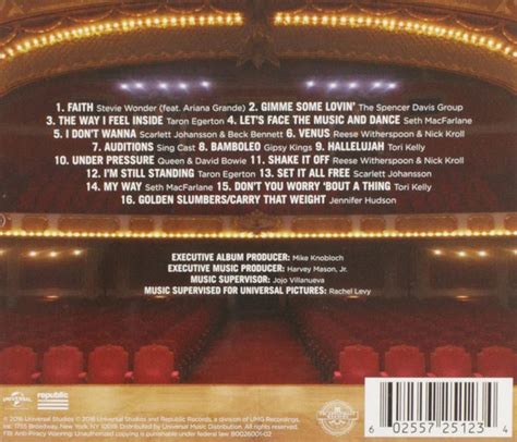 Sing (2016) Original Soundtrack (Back) by kidsfan on DeviantArt