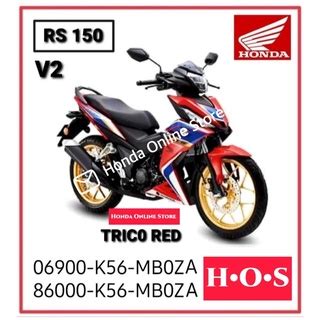 Cover Set Stripe Sticker Honda Rs Rs R V Trico Red Honda