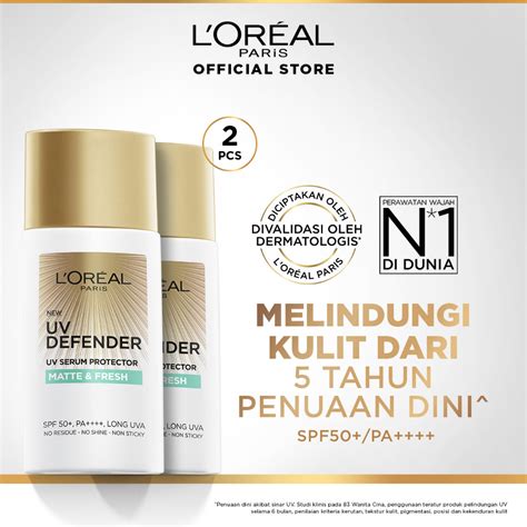 Jual Paket Hemat Isi L Oreal Paris Uv Defender Serum Protector