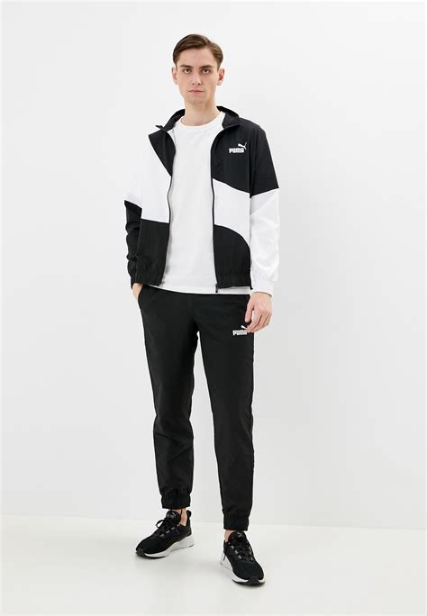 Костюм спортивный PUMA PUMA POWER Woven Tracksuit cl PUMA Black цвет