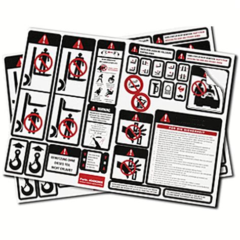 Forklift Decal Set | Complete Lift Truck Decal Set