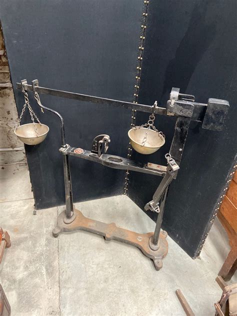 large floor standing balance scales ashwood props