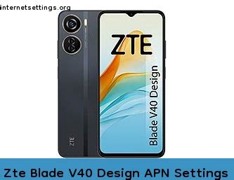 Zte Blade V Design Apn Settings G G G Lte Volte Internet Setting