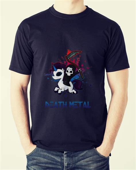 Hot Death Metal Death Riding Unicorn Shirt Kutee Boutique