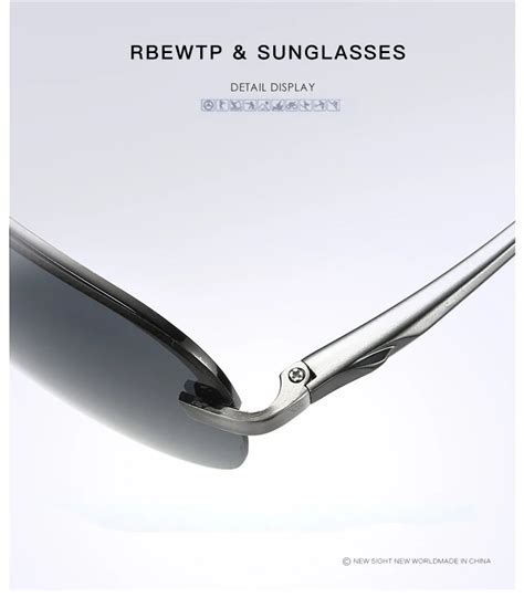 RBEWTP Alloy Frame Classic Driver Sunglasses Polarized Coating Mirror