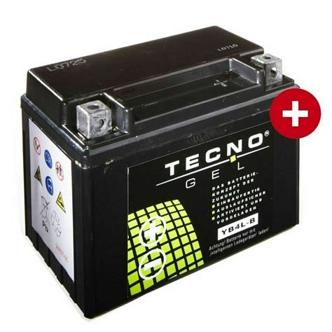 Tecno Yb L B Gel Batterie Pegasus Peugeot Piaggio Sachs Sherco Mts Bike