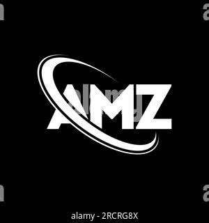 Logotipo AMZ Letra AMZ Diseño de logotipo AMZ letter Iniciales AMZ